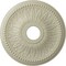 Ekena Millwork Bailey Ceiling Medallion (Fits Canopies up to 5 3/4"), 18"OD x 3 3/4"ID x 1 1/2"P, Clear Yellow CM18BICYF - alternate 1